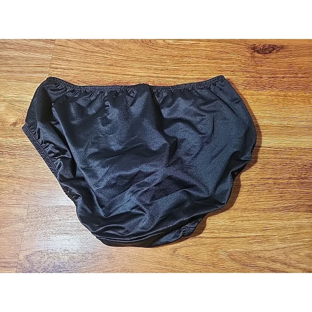 Vintage Wacoal 84420 Black Lace High Cut Panties Size Large - Picture 2 of 3